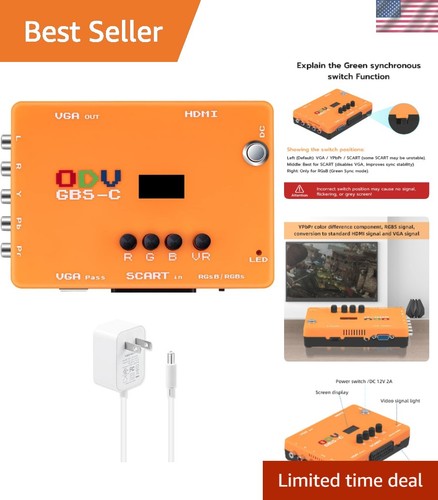 Odv gbs component vga scart - odv-gbs-c,