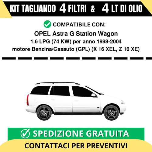 Tagliando per opel - opel, astra