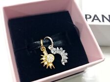 PANDORA CHARMS ORIGINALE PENDENTE SOLE LUNA DIVISIBILE FIDANZAMENTO LUI LEI