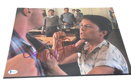 Michael fox signed autograph - j,
