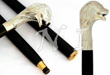 testa ottone massiccio vintage