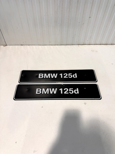Copri targa bmw serie 125d - bmw,