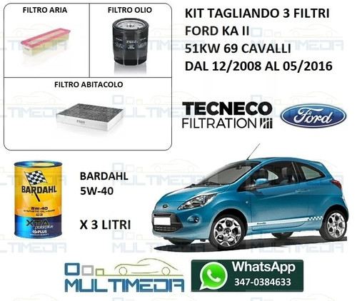 Kit tagliando filtri olio - kit,