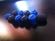 10 Tappini valvola Blu- Black