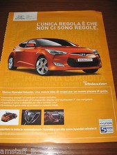 *AN25= HYUNDAI VELOSTER =PUBBLICITA'=ADVERTISING=WERBUNG=COUPURE=