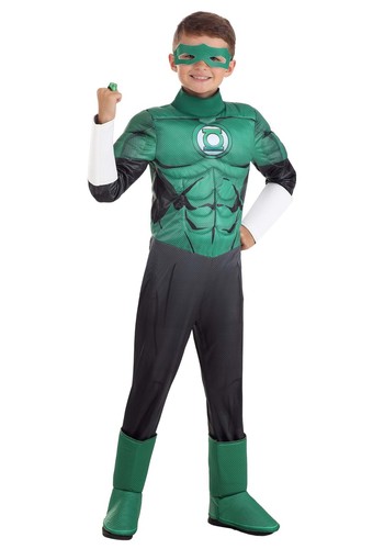 Costume bambino lanterna - lanterna, verde