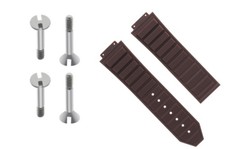 CINTURINO OROLOGIO GOMMA 24 MM