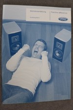 Manuale uso e manutenzione sistemi audio Ford "2008" 1500RDS 5000C 6000CD Sony 6CD DAB