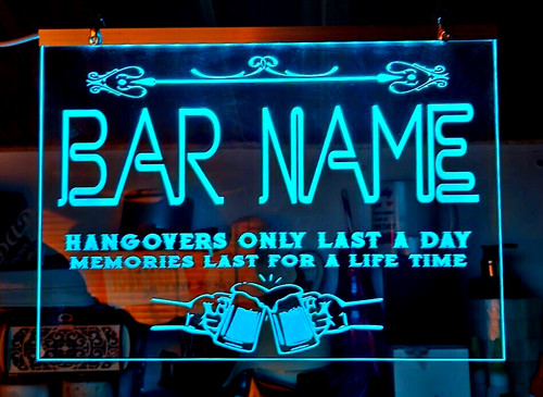 Insegna bar mancave - insegna,