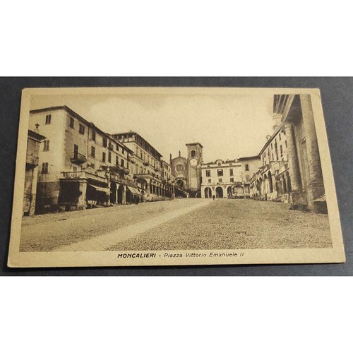 Cartolina moncalieri piazza - -,