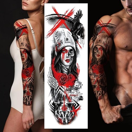 Tatuaggio temporaneo manica