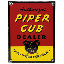 INSEGNA VINTAGE PIPER CUB