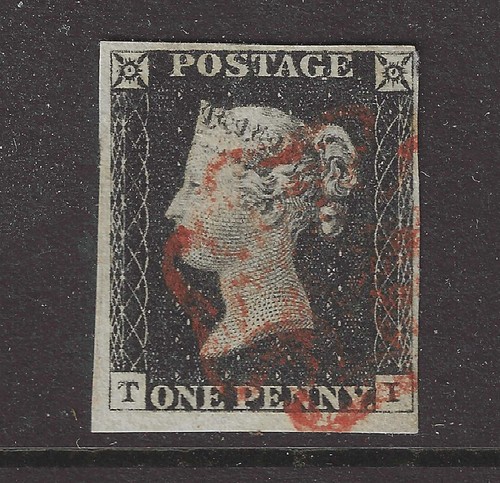 Sg2 1840 francobollo - 1d, nero