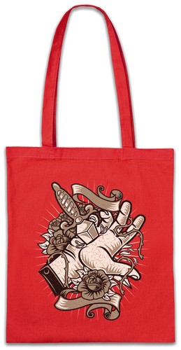 Borsa tessuto mano - tessuto, a