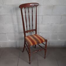 Sedia Chiavari Legno E Tessuto