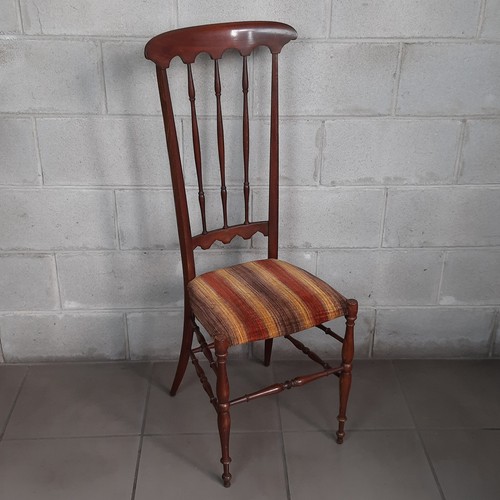 Sedia chiavari legno - sedia, tessuto
