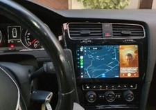 Autoradio Android 10" 2DIN per Golf 7 2012-2020 CarPlay GPS WiFi BT 2+32GB