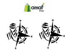 Kit 2 adesivi DAKAR ROSA DEI