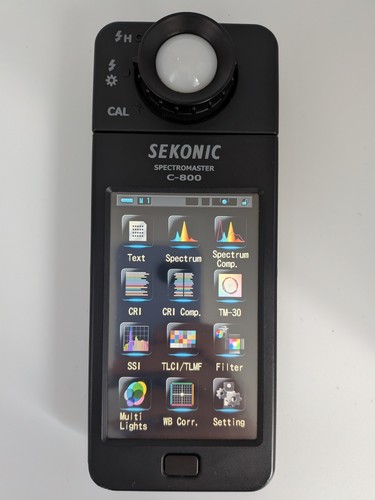 Sekonic spectrometer 800 - spectrometer, c-800