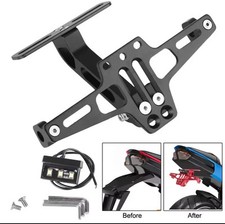 Portatarga Moto Con Luce A Led