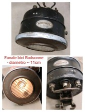 Vecchio Fanale Radsonne X Bici Di Epoca Antica Luce X Bicicletta Raro Faro 11 Cm