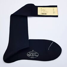 Calze Uomo Chiffon Gallo Filo Scozia Fil d'Ecosse Cotone leggerissimo Unito Nero