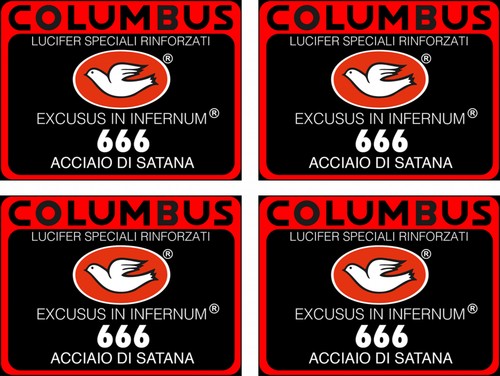 Adesivi telaio columbus - adesivi,