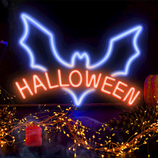 NEON LED HALLOWEEN PIPISTRELLO