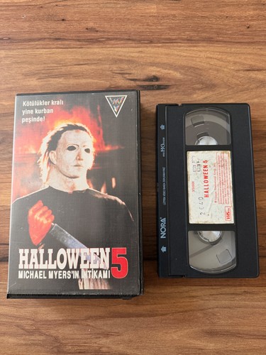 Halloween turkish vhs - 5, rare