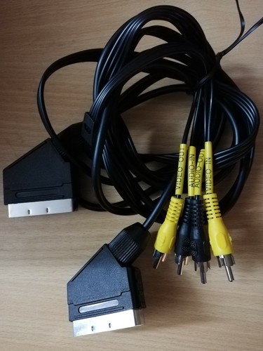 Cavo video scart - +, rca