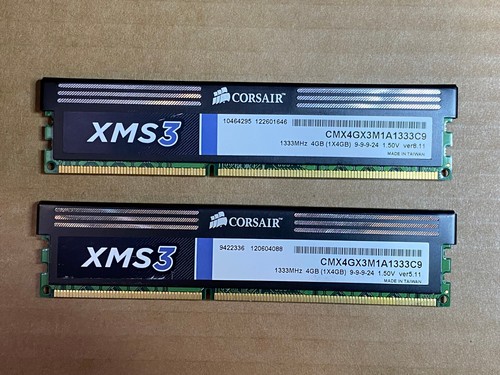 8gb corsair xms3 - (2x4gb),