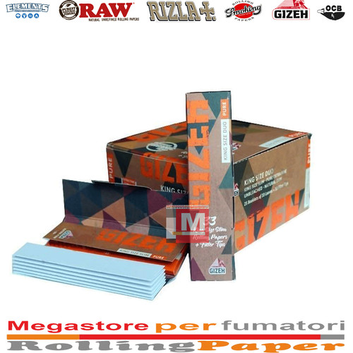 Cartine gizeh duo slim - duo,
