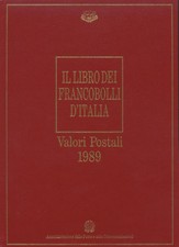 1989 Italy Stamps-Yearbook,Italia Francobolli-Annuario,Libro Francobolli Italia