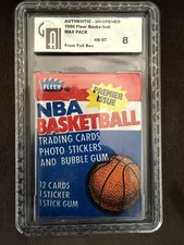 Fleer Basketball Wax Pack 1986