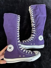 Stivali Alti Converse all star chuck taylor XXHI purple grape white Zipper