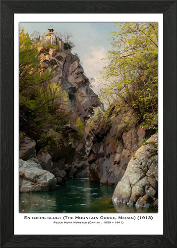 Quadro gola montagna - di,
