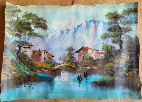 Dipinto olio tela - olio,