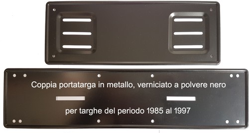 Coppia portatarga cornice - coppia, portatarga/cornice