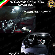 KIT FULL LED INTERNI PER NISSAN JUKE PLAFONIERA + LUCE BAGAGLIAIO CANBUS 6000K