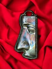 Ex voto naso profilo  sacro tattoo vintage cesellatura  barocco design 5x11,5cm