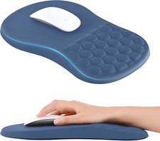 EooCoo Tappetino per Mouse con Supporto Polso e Design Massaggio, Comodo (E2N)