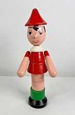 PINOCCHIO IMPILABILE GIOCATTOLO EDUCATIVO IN LEGNO VINTAGE ANNI '60 SEVI ANRI