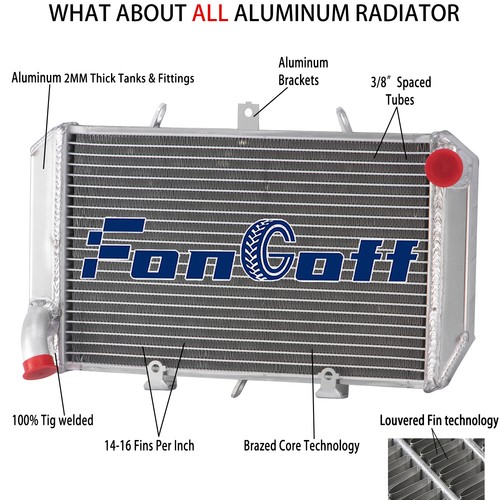 Aluminum cooling radiator fit - aluminum,
