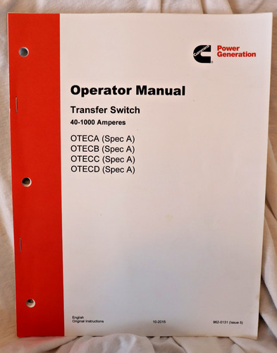 962 0131 cummins - cummins, onan