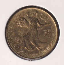 Italia repubblica moneta da 200 Lire 1981 commemorativa FAO villa Lubin