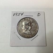 1954 D Franklin Half Dollar