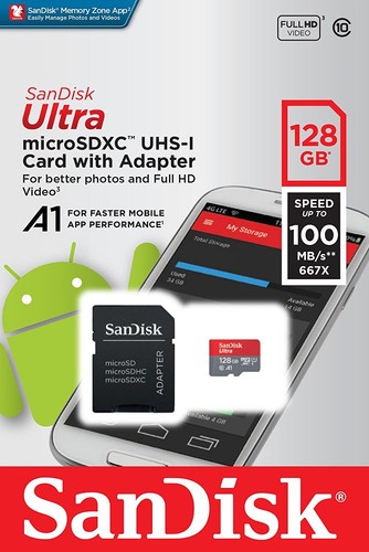 Scheda sdxc sandisk 128gb - sdxc,