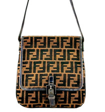 Borsa a tracolla FENDI Zucca