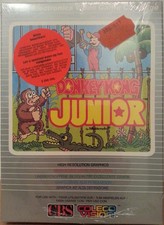 Donkey Kong Junior per CBS Coleco Vision originariamente sigillato [CIB, ottimo/nuovo]