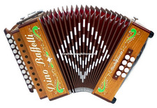 Dino Baffetti organetto diatonico sol/do Art.85LCGB Deco